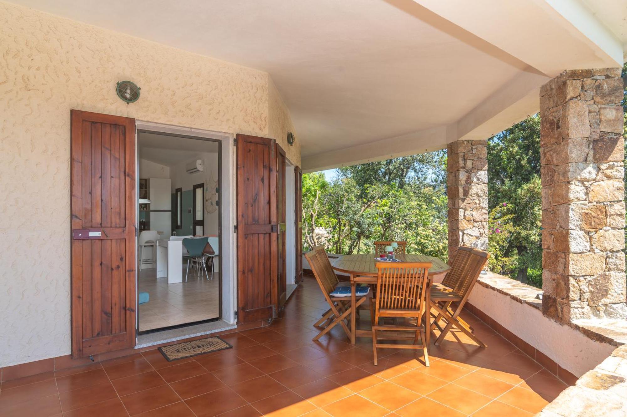 Villa Vista Mare Cala Ginepro Punta Molara Bagian luar foto
