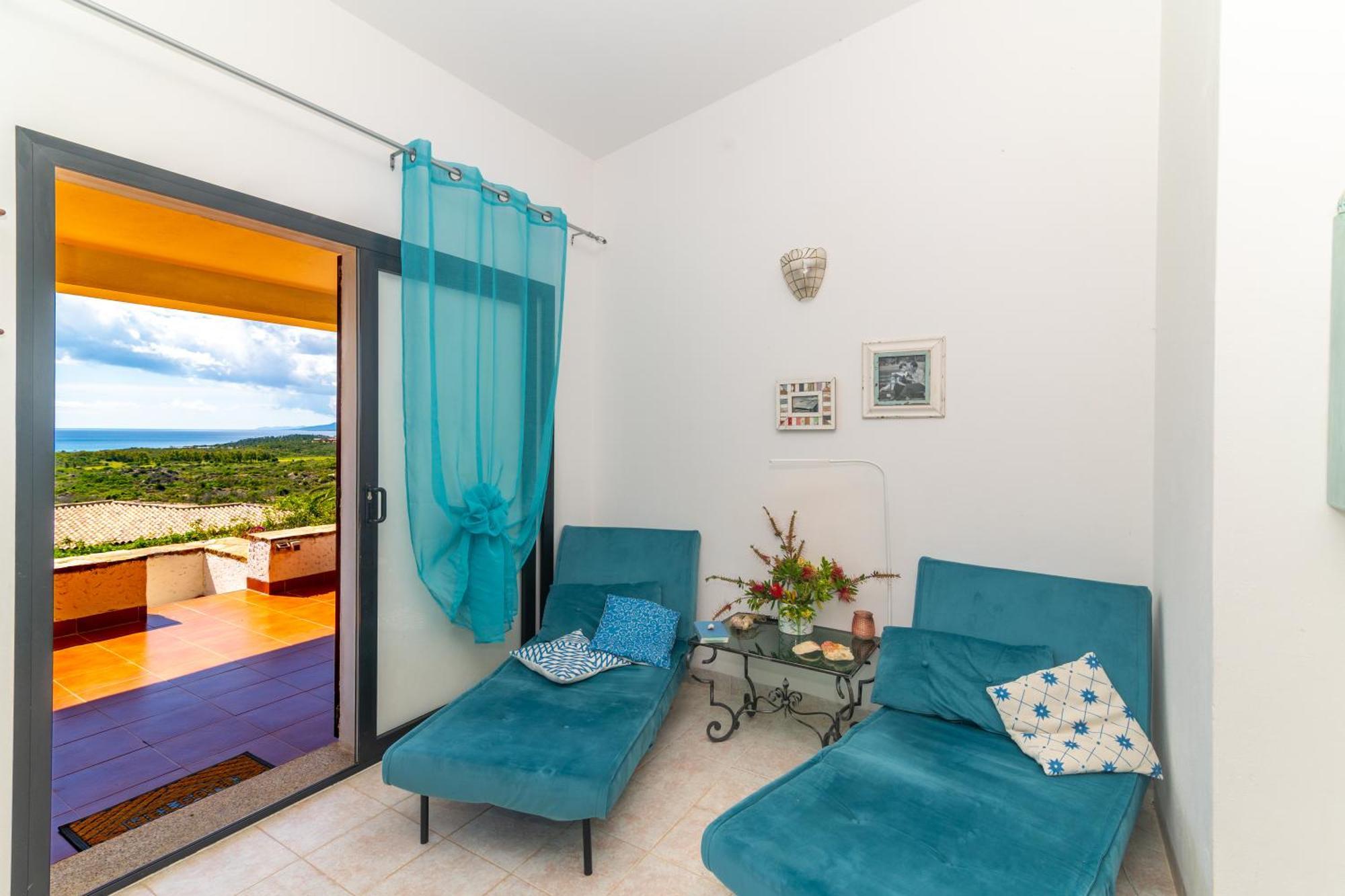 Villa Vista Mare Cala Ginepro Punta Molara Bagian luar foto